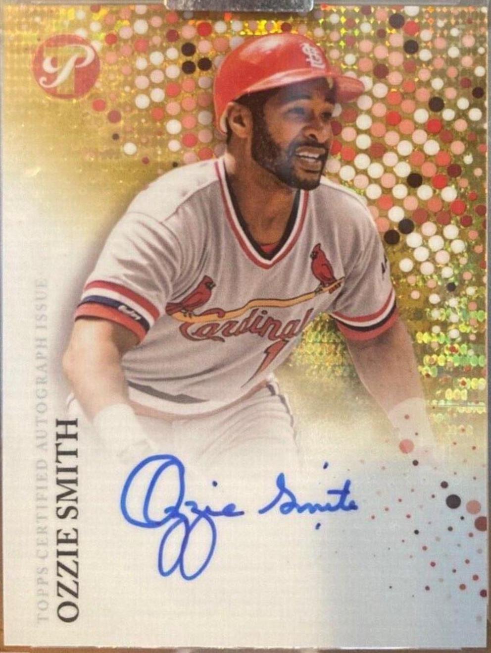 Ozzie Smith [Gold Refractor] #PA-OS