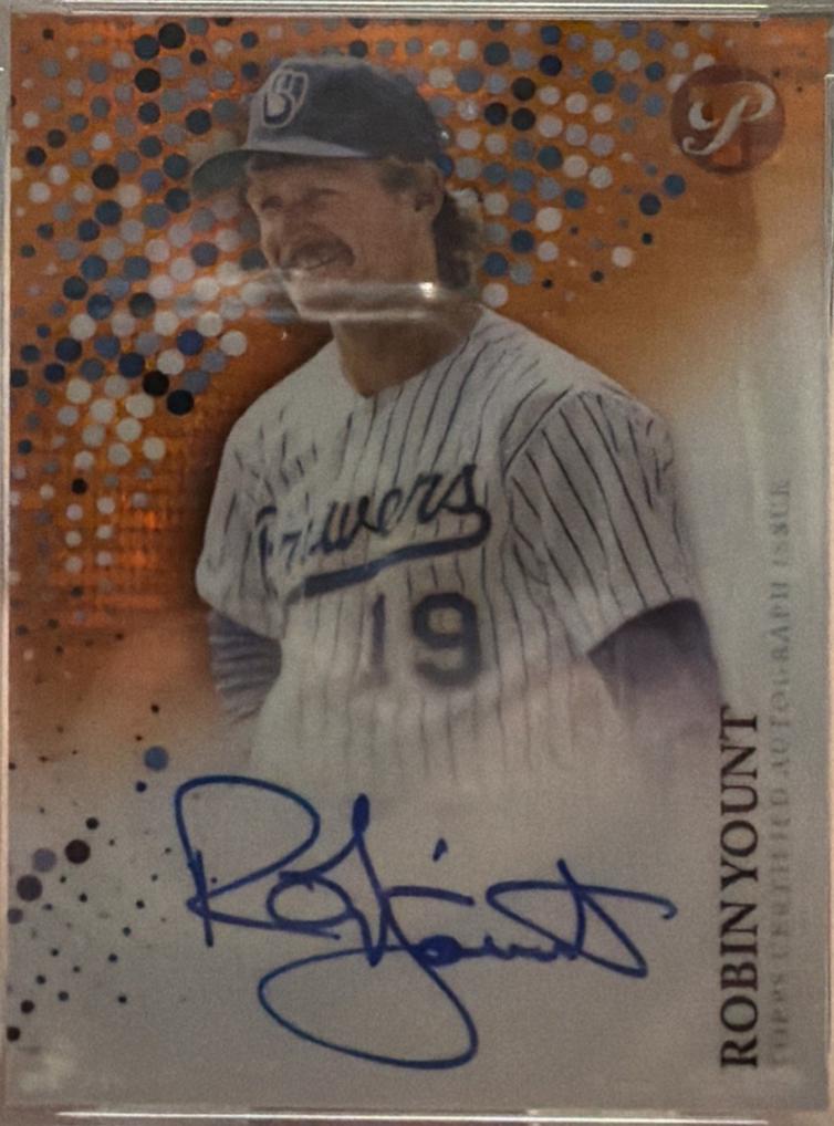 Robin Yount [Orange Refractor] #PA-RY