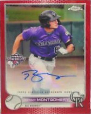 Benny Montgomery [Autograph Red Refractor] #PDC-167