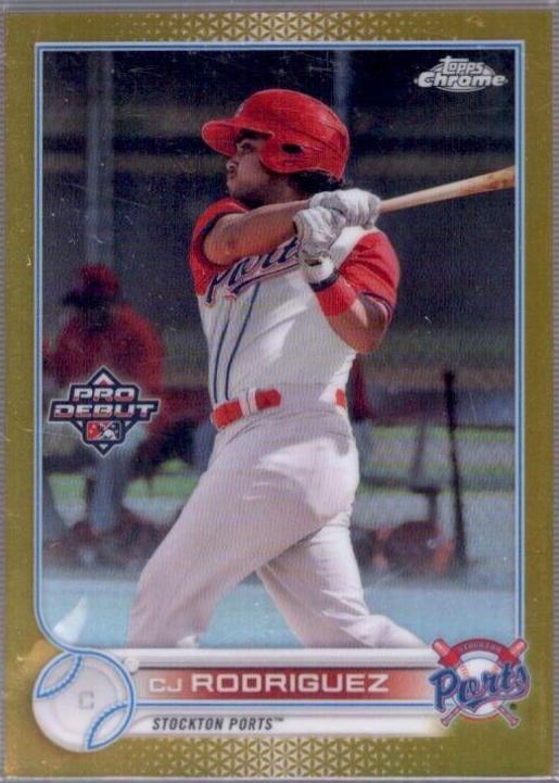 CJ Rodriguez [Gold Refractor] #PDC-33