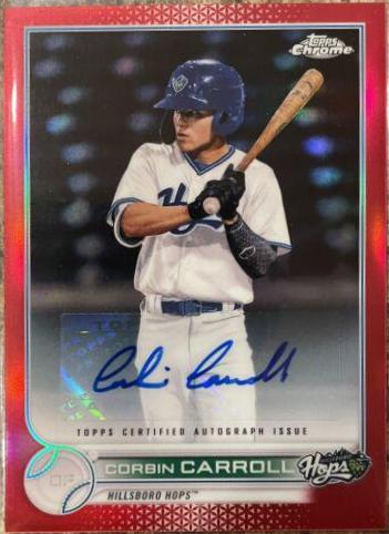 Corbin Carroll [Autograph Red Refractor] #PDC-73