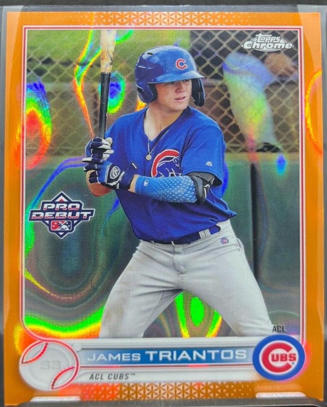 James Triantos [Orange Lava Refractor] #PDC-1