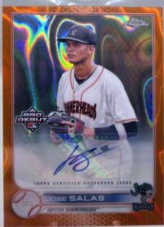 Jose Salas [Autograph Orange Lava Refractor] #PDC-197