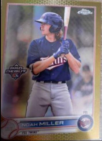 Noah Miller [Gold Refractor] #PDC-61