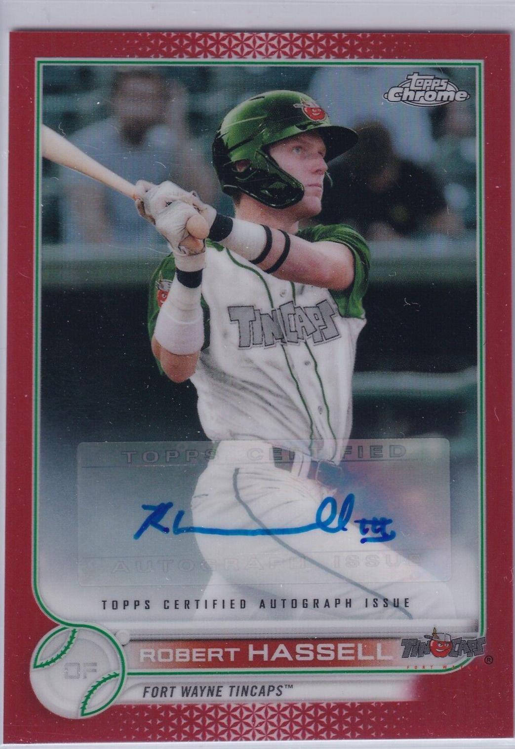 Robert Hassell [Autograph Red Refractor] #PDC-44