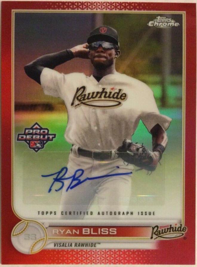 Ryan Bliss [Autograph Red Refractor] #PDC-168