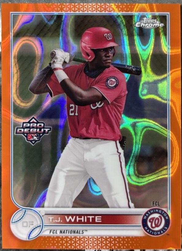 T. J. White [Orange Lava Refractor] #PDC-191