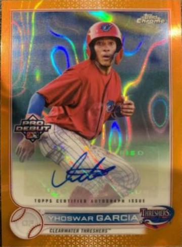 Yhoswar Garcia [Autograph Orange Lava Refractor] #PDC-165