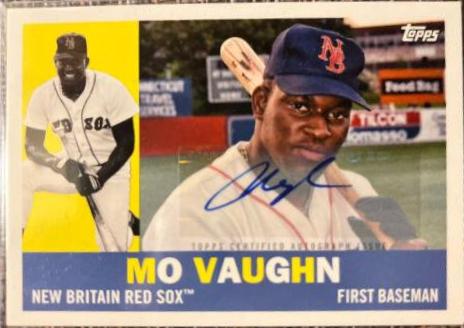 Mo Vaughn [Autograph] #MILB-10