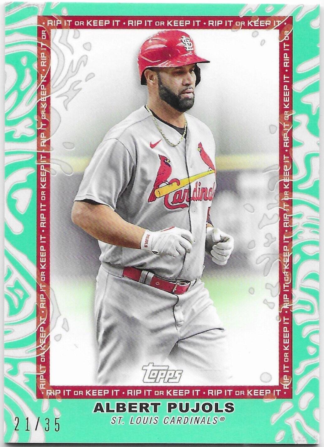 Albert Pujols [Aqua] #25
