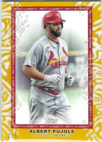 Albert Pujols [Gold] #25
