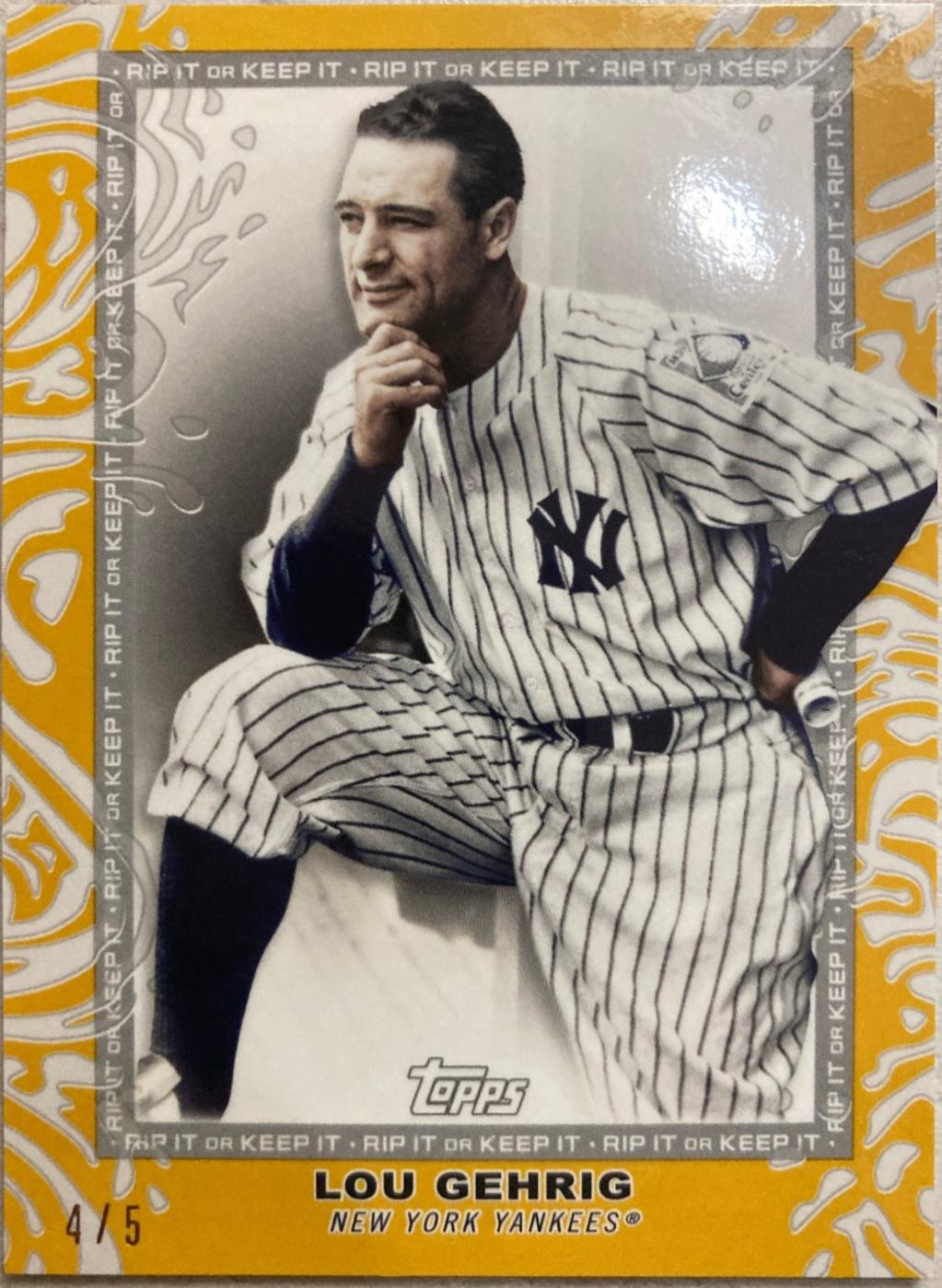 Lou Gehrig [Gold] #4