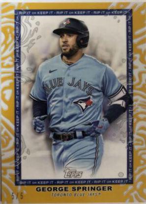 George Springer [Gold] #TRA-GS