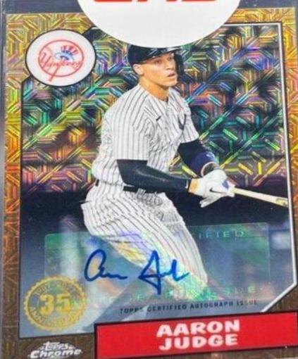 Aaron Judge [Orange Autograph] #T87C-37