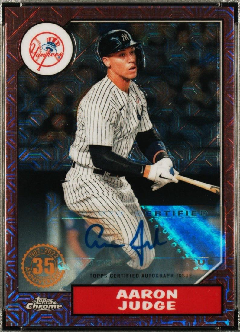 Aaron Judge [Red Autograph] #T87C-37