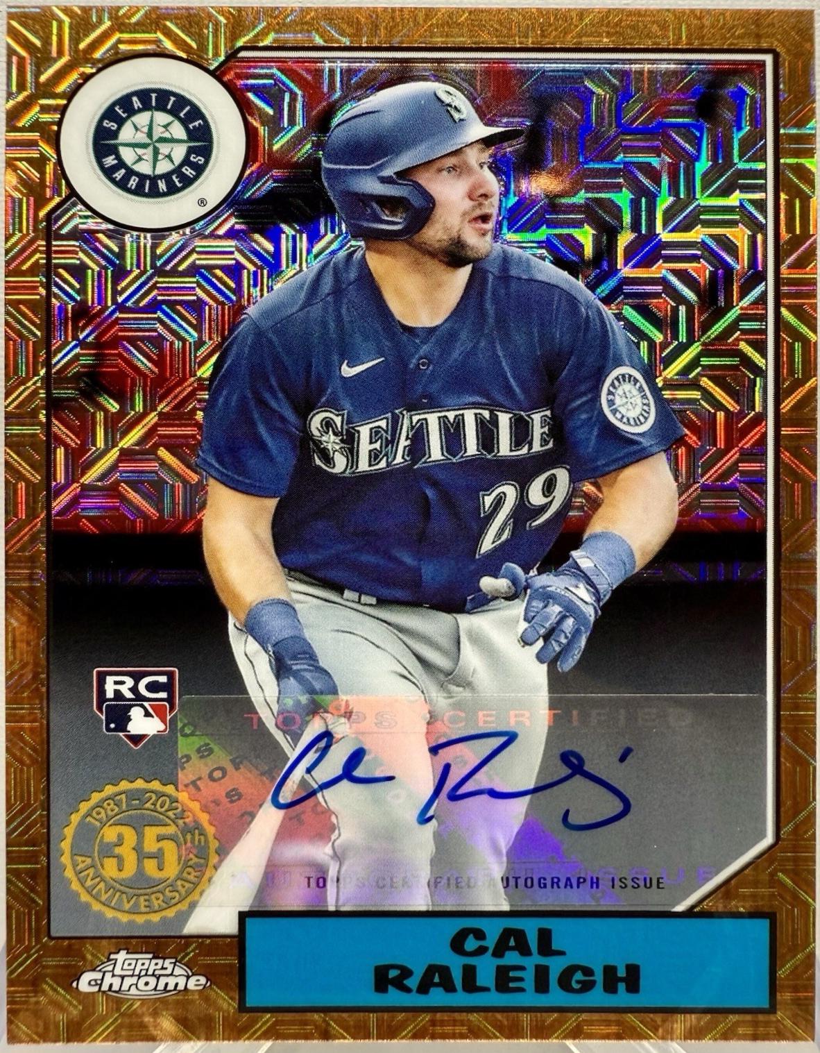 Cal Raleigh [Orange Autograph] #T87C-16