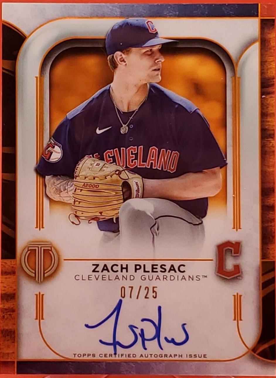 Zach Plesac [Orange] #TA-ZP