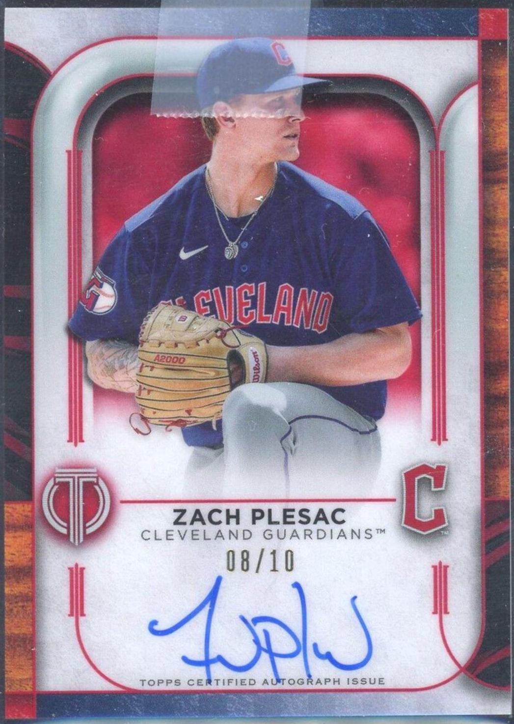 Zach Plesac [Red] #TA-ZP