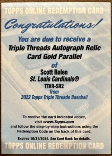 Scott Rolen [Gold] #TTAR-SR2