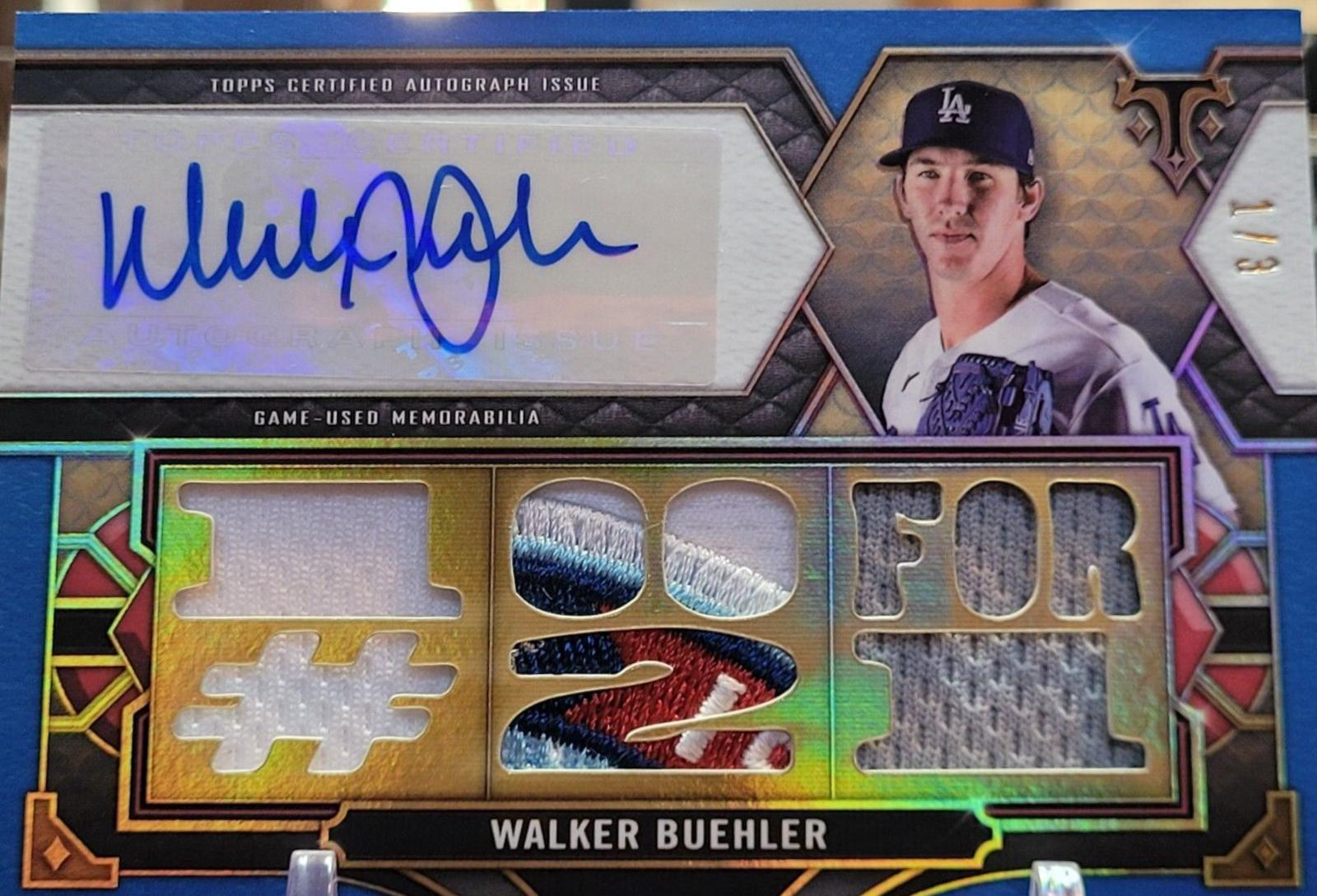 Walker Buehler [Sapphire] #TTAR-WB3