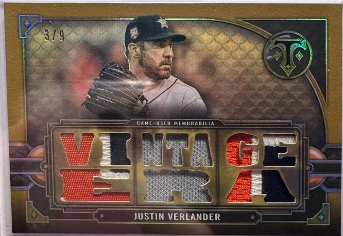 Justin Verlander [Gold] #TTR-JVE4