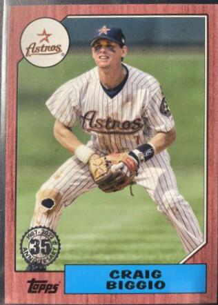 Craig Biggio [Red] #87TBU-28
