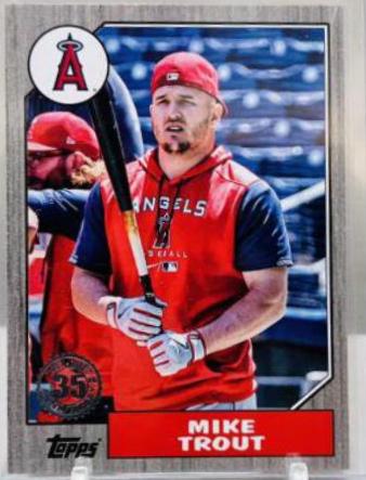 Mike Trout [Black] #87TBU-1