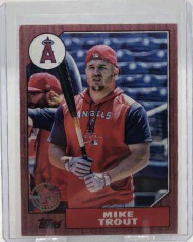 Mike Trout [Red] #87TBU-1