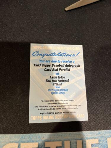 Aaron Judge [Red] #87BA-AJ