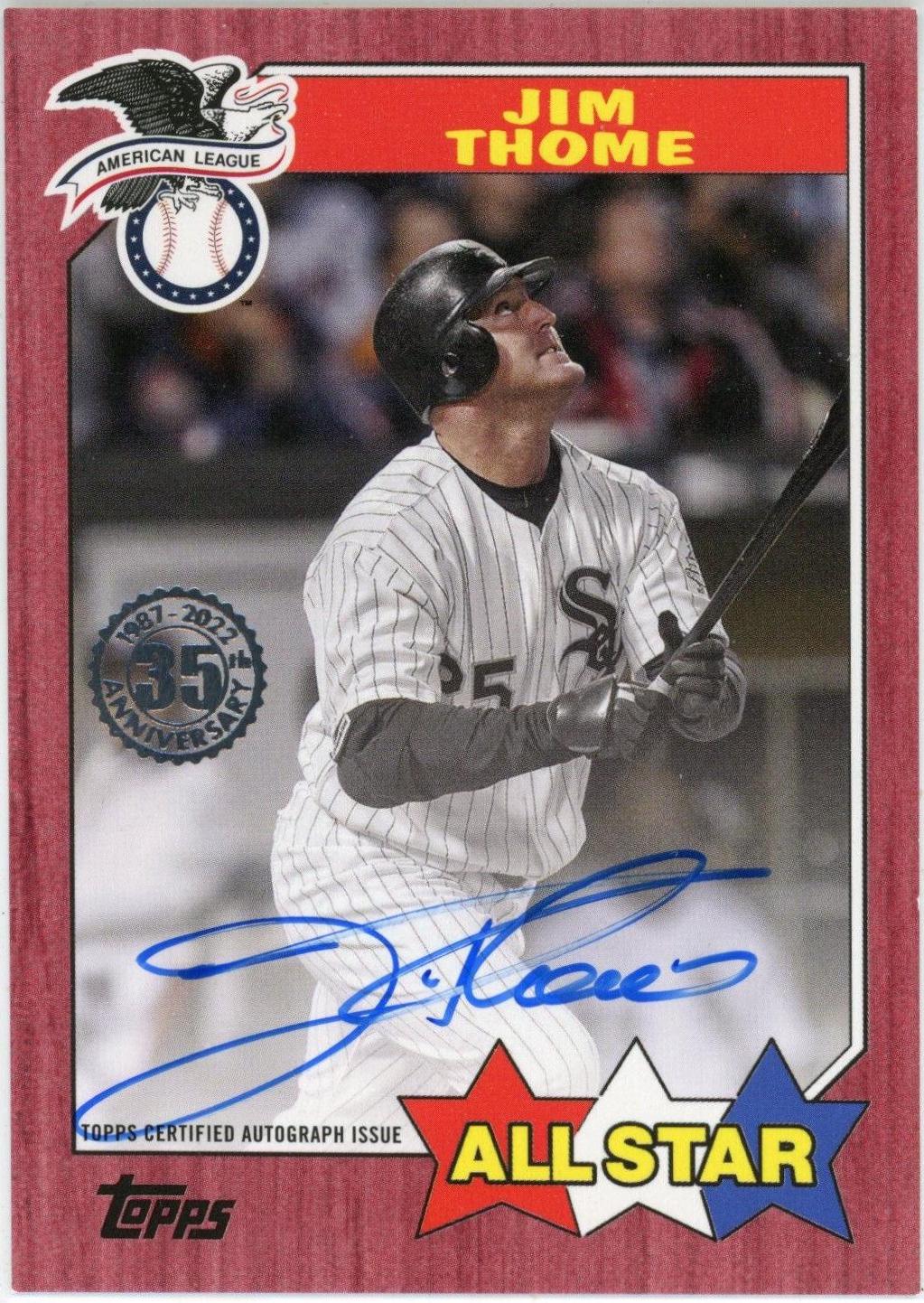 Jim Thome [Red] #87ASA-JT