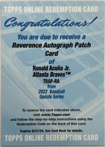 Ronald Acuna Jr. #TRAP-RA