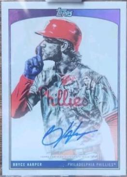 Bryce Harper [Purple Autograph] #3A