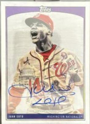Juan Soto [Purple Autograph] #30A