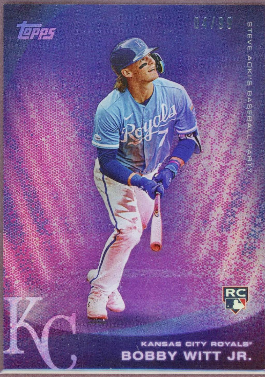 Bobby Witt Jr. [Purple Glitter] #100