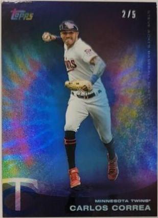 Carlos Correa [Tye Dye Glitter] #117