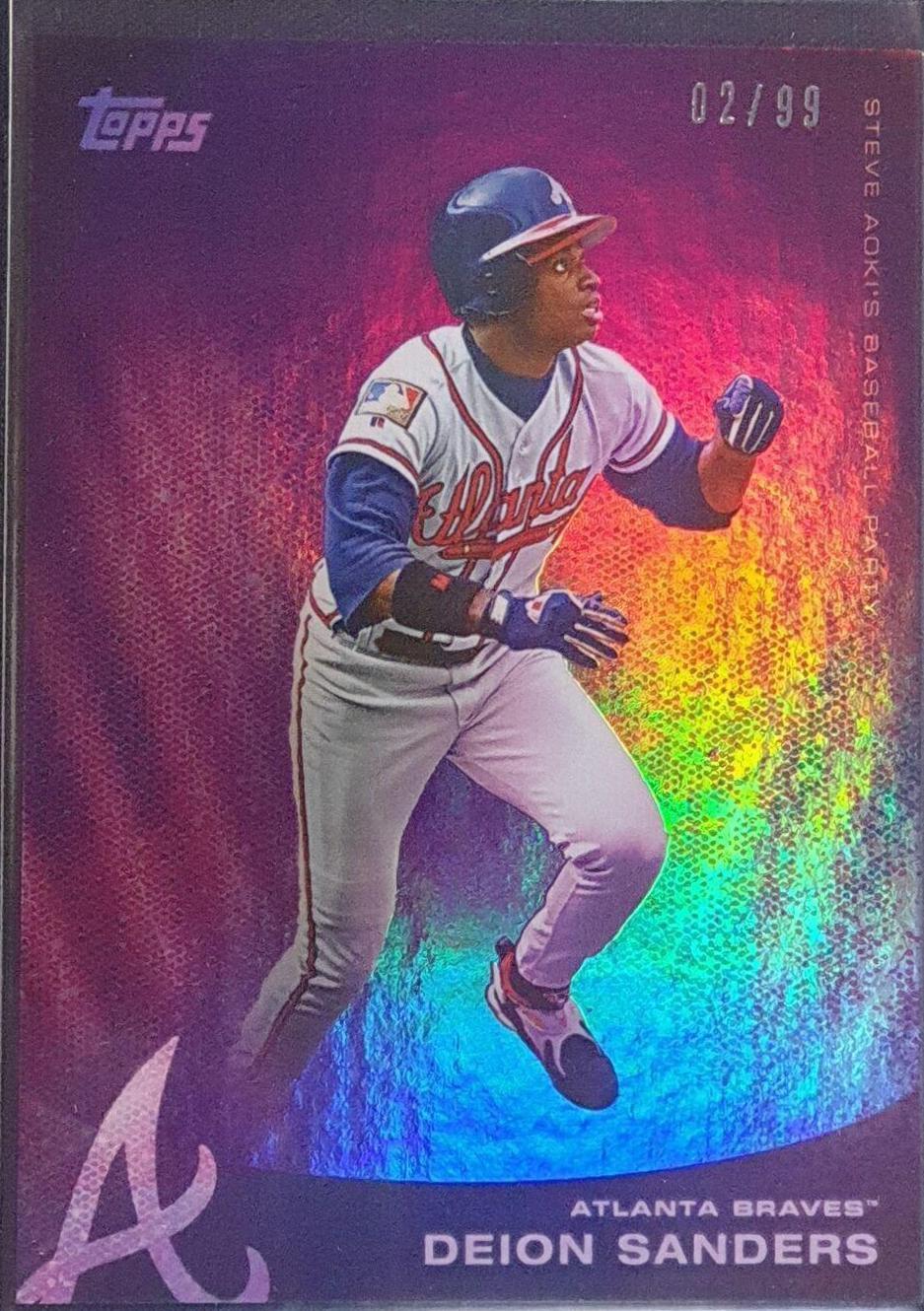 Deion Sanders [Purple Glitter] #85
