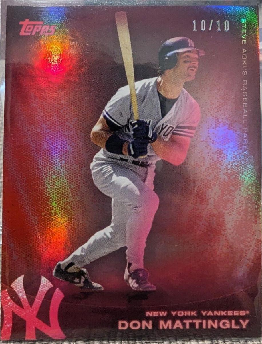 Don Mattingly [Pink Glitter] #186