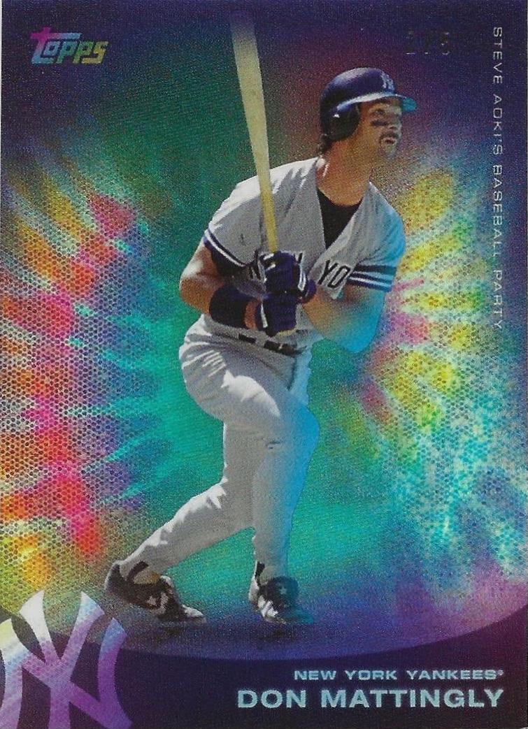 Don Mattingly [Tye Dye Glitter] #186