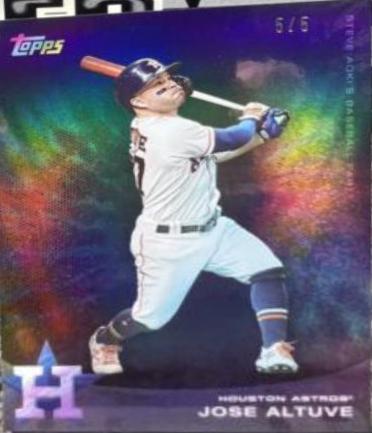 Jose Altuve [Tye Dye Glitter] #3
