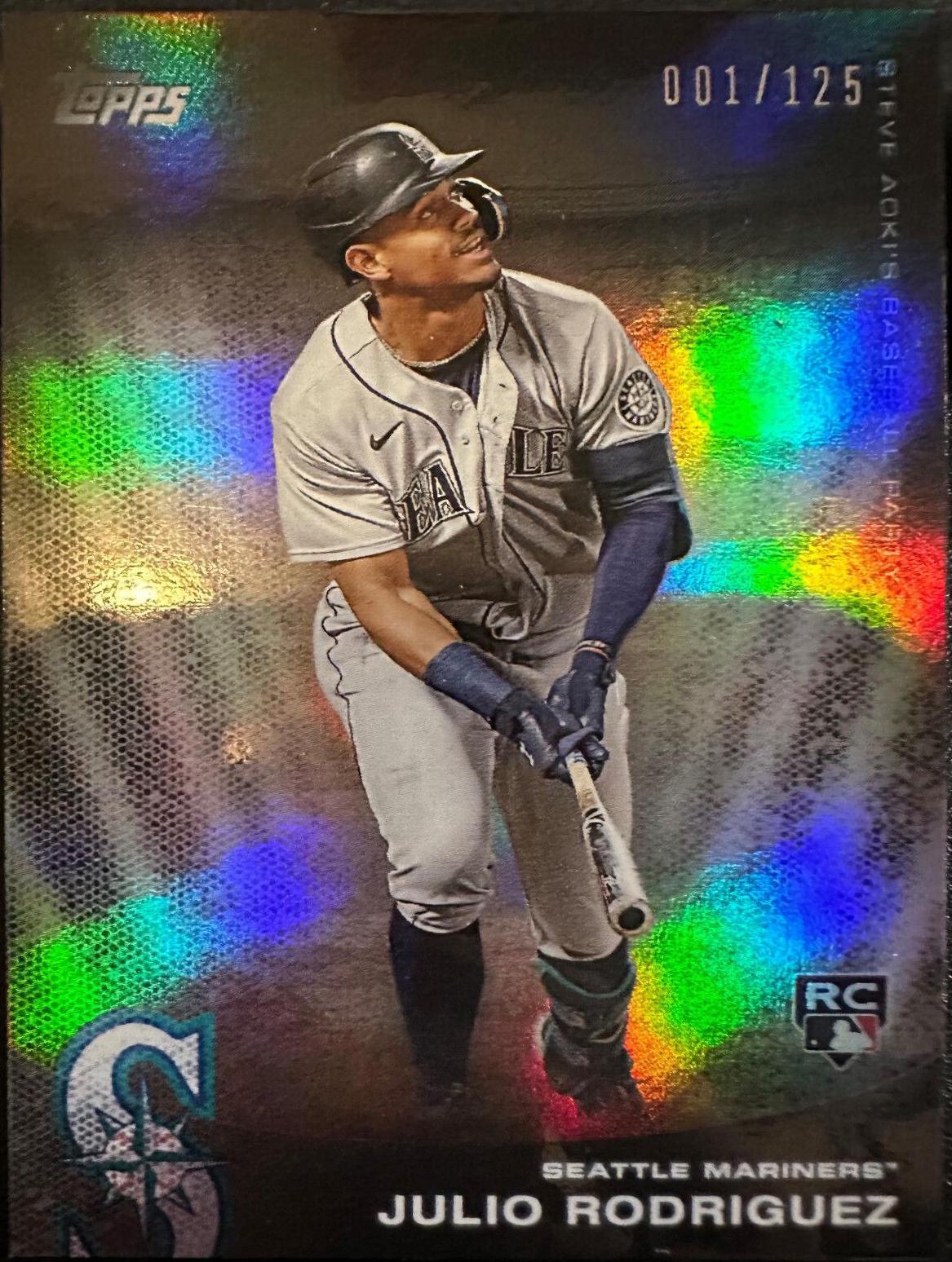 Julio Rodriguez [Silver Glitter] #200