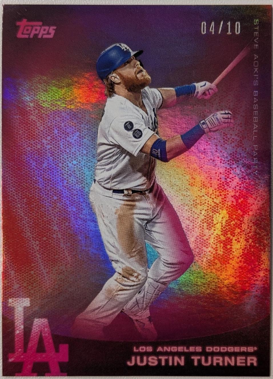 Justin Turner [Pink Glitter] #175