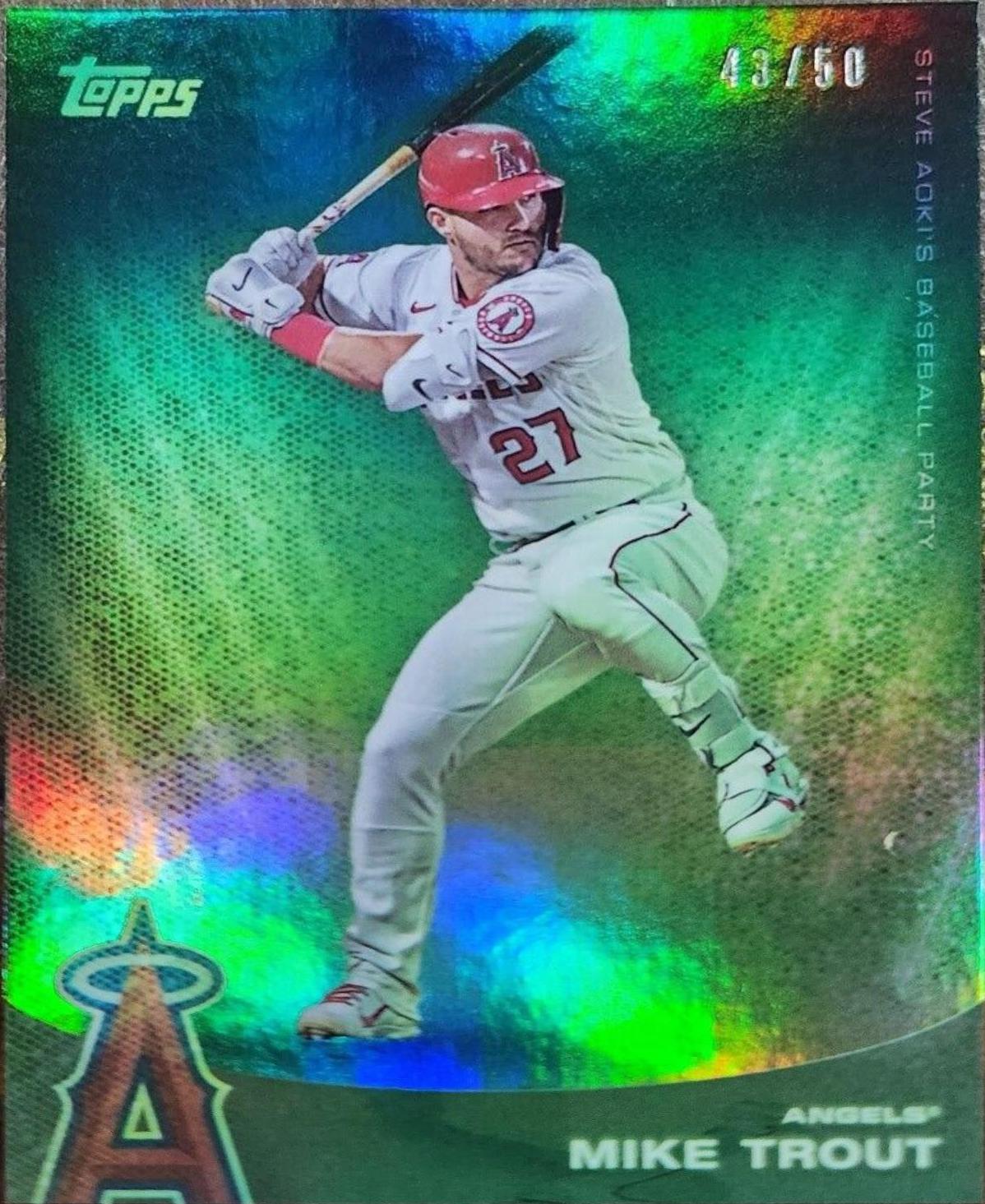 Mike Trout [Green Glitter] #1