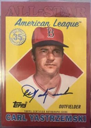 Carl Yastrzemski [Red] #88ASA-CYA