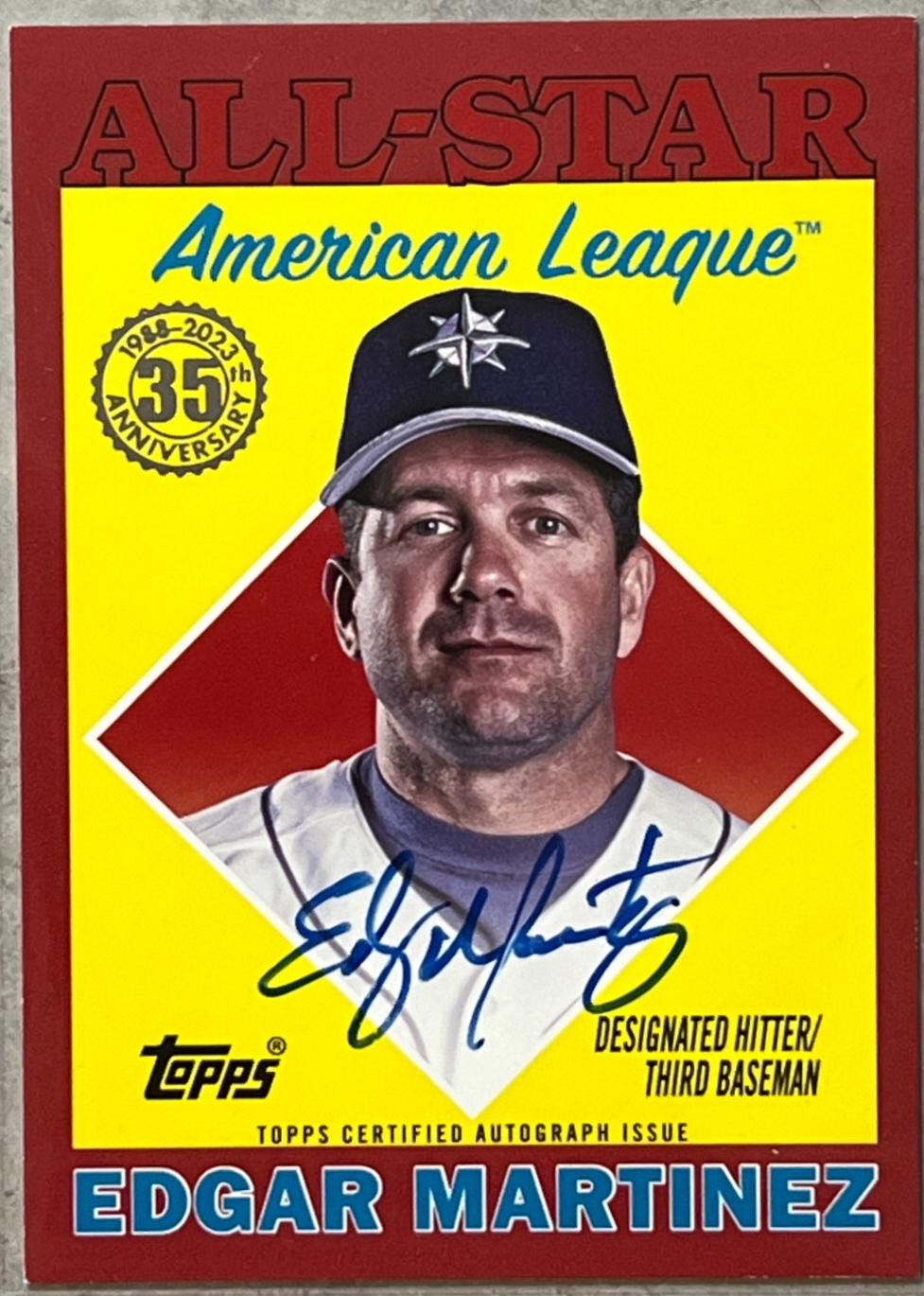 Edgar Martinez [Red] #88ASA-EM