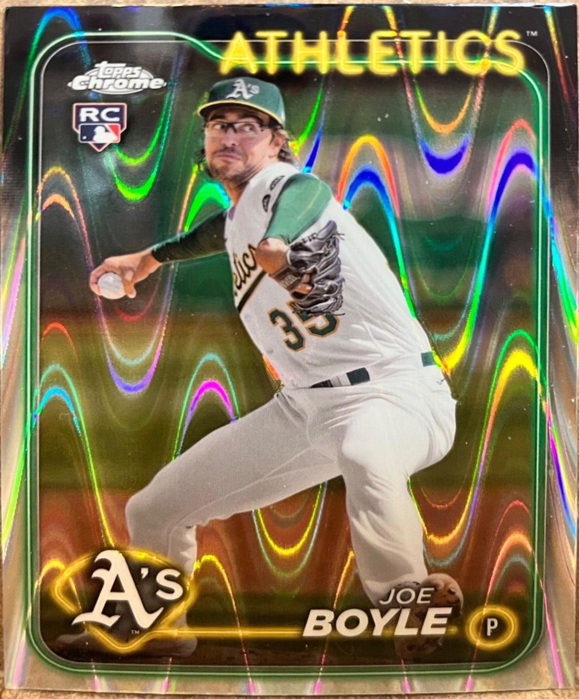 Joe Boyle [Orange Wave Refractor] #91