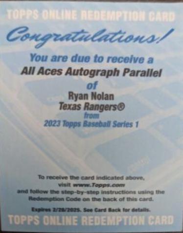 Nolan Ryan #AA-1