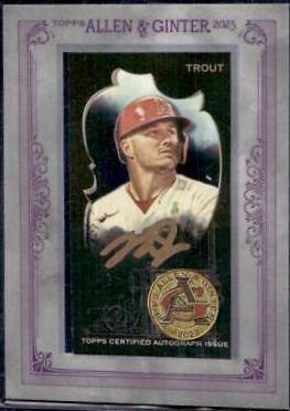 Mike Trout [X Gold Ink] #MA-MTR