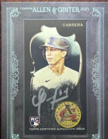 Oswaldo Cabrera [X Black] #MA-OCA