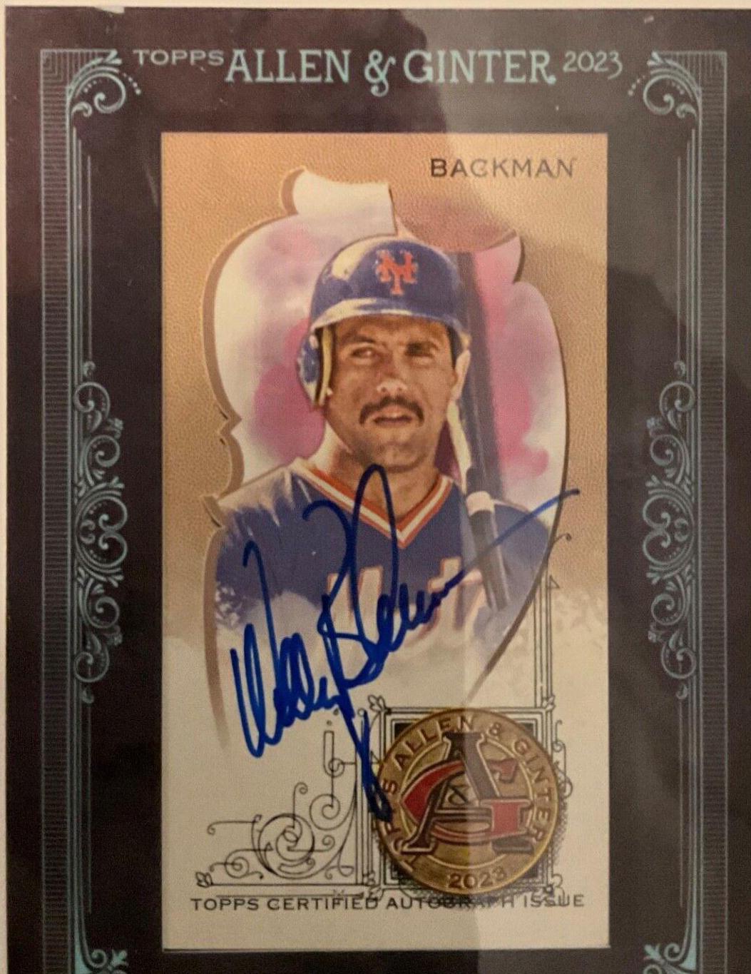 Wally Backman [Black] #MA-WBA