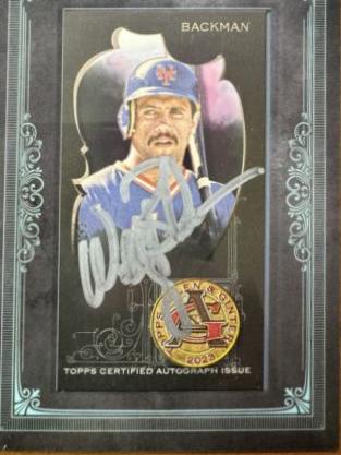Wally Backman [X Silver] #MA-WBA